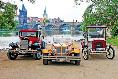 1 time gamle konvertible Praha sightseeingtur