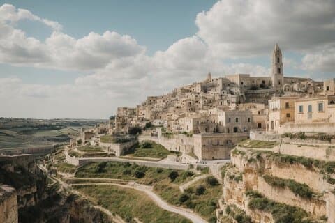 Privé transfer van Amalfi naar Matera, 2 uur stop in Potenza