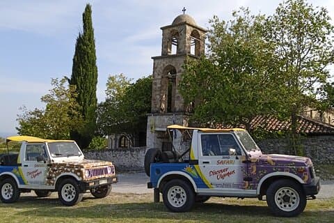 Discover Olympus from Paralia in Jeep Safari Shared Tour