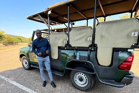 3 timmars Pilanesberg Open Vehicle Safari från Johannesburg