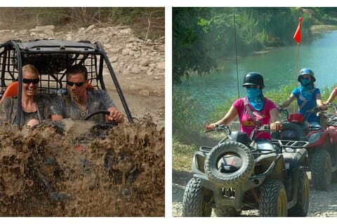 Quad- of buggysafari op het Taurusgebergte met retourtransfer