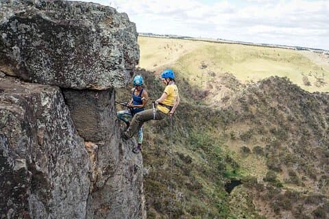 Rock Climbing and Abseiling Adventure at Beautiful Werribee Gorge