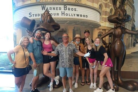 Hollywood Walk of Fame and Warner Bros Studio Tour