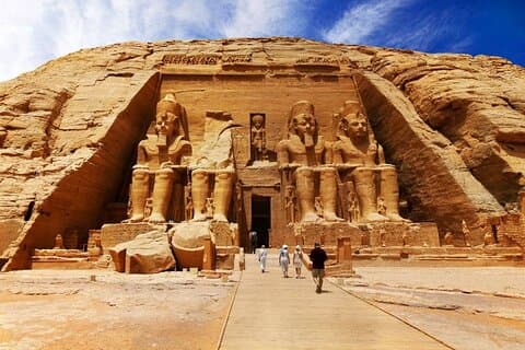 Abu Simbel Temple Dagstur med Hotel Pickup fra Aswan