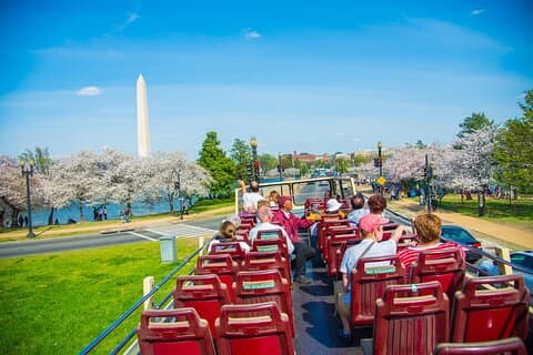 Best of DC: Hop-on Hop-off Bus Tour & Sightseeing Sunset Tour