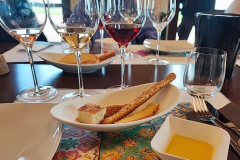 Dégustation de vins sur le versant sud de l'Etna