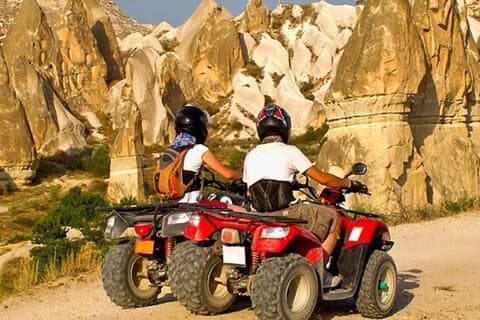 Kappadokien Quad (ATV) Safaritur med Hotel Pickup och hjälm