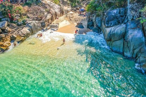 Randonnée côtière et dans la jungle le long de 6 plages de Puerto Vallarta