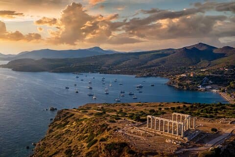 Full Day Tour Athens City and Cape Sounion with a Private minivan