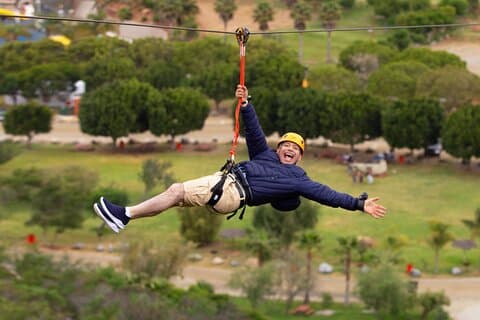 Las Cañadas Zipline Tour (med luksus transport tur og tur)
