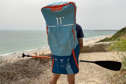 Olhão: Stand-Up Paddle & Kajakuthyrning med ryggsäck och extramaterial