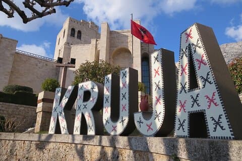 Château de Kruja, vieux bazar, visite de Sari Salltik depuis Durrës et Golem