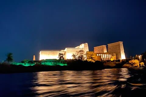 Philae Temple ljud- och ljusshow