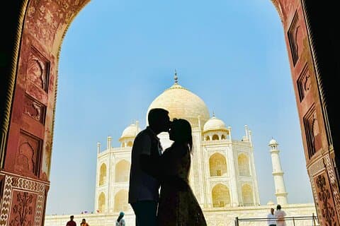 Halvdags Taj Mahal Photo Tour med fotograf og guide
