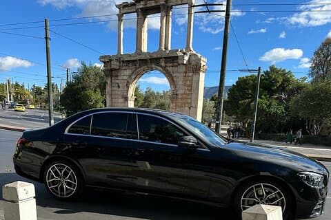 Athen guidet tur med elektrisk limo