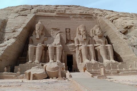 Dela Mäktiga Abu Simbel upplevelse