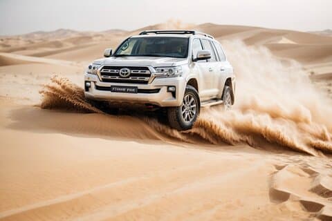 Desert Safari Dubai with BBQ Dinner, Sand Boarding & Camel Ride