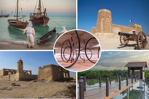Tour al norte de Qatar a Olafur Eliasson, el fuerte Zubara y el pueblo de Jumail