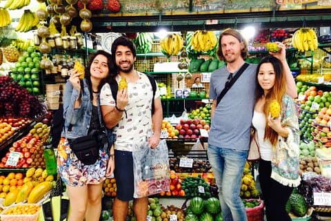 Visite des fruits exotiques
