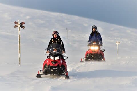 2-timers snescooterkørsel i Ylläs