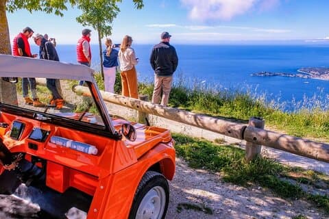 Ontdekking van de stad Nice met een elektrische Méhari