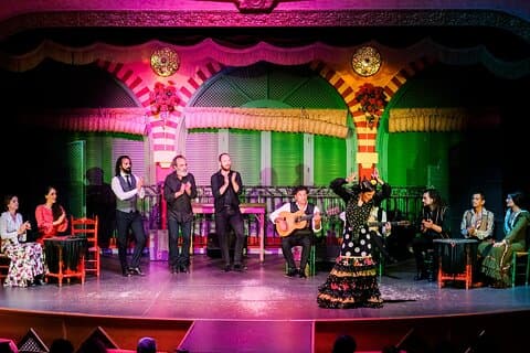Flamenco Show på El Palacio Andaluz Adgangsbillett i Sevilla