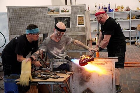 Murano konst: Glastillverkningstur