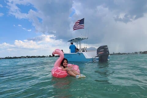 Sandbar, Beach, Dolphin Watching Cruise Sarasota, Florida