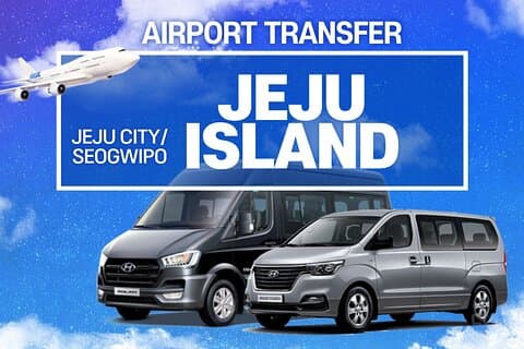 Transfert privé de l'aéroport de Jeju : aéroport de Jeju vers/depuis Jeju (~ 7 personnes)