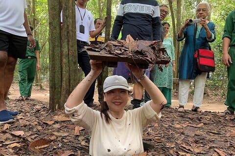 Liten gruppe Cu Chi og Mekong Full Day fra Ho Chi Minh City