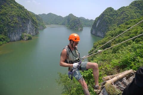 Cat Ba Abseiling Tour - Explore The Biggest Lagoon of Lan Ha Bay