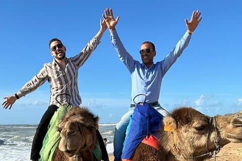 Privat rundtur i Tanger: besök på Kasbah och kameltur.