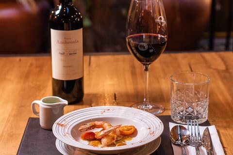 5-step menu paired at Carolino restaurant