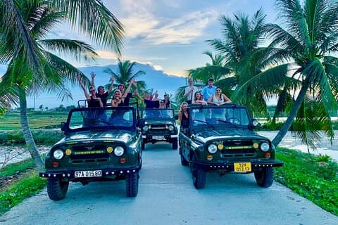 Upptäck Hidden Hoi An: Jeep Adventures in Countryside & Islands