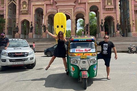 Excursion touristique de 2 jours dans la ville rose de Jaipur en tuk-tuk