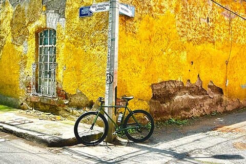 Fietstocht door Colonia Del Valle en Coyoacán / Mexico