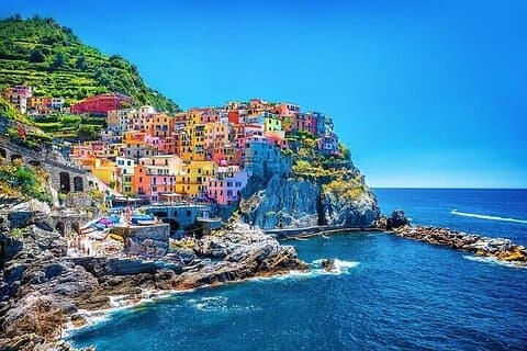 Cinque Terre Heldagstur från Florens