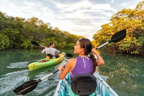 Aventura en kayak de mar en Krabi en Ao Thalane