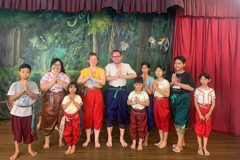 Phnom Penh Morning Food Tour, Market&Traditional Dance by Tuktuk