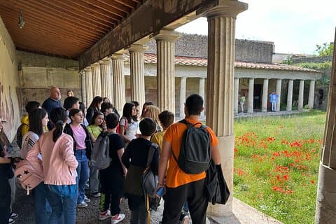 Visita guidata privata alla villa romana di Oplontis per bambini e famiglie