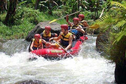 Rafting no Rio Ayung em Bali com almoço e traslados opcionais