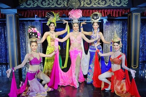 Blue Dragon Cabaret Ticket Dazzling Night från Krabi