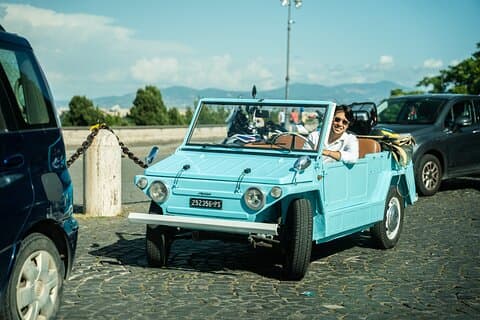 Roma Tour av Classic Fiat 600 Cabriolet med Prosecco