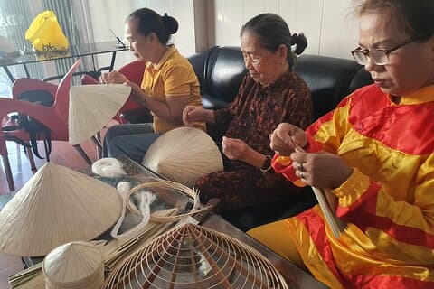 Conical Hat Making and Mask Painting in Vietnam
