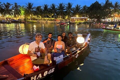 Tour della giungla di Hoi An Coconut con avventura in barca con lanterna serale