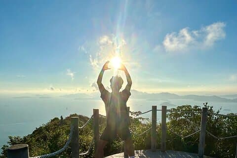 Panorama Sunset Hike til toppen med lokale
