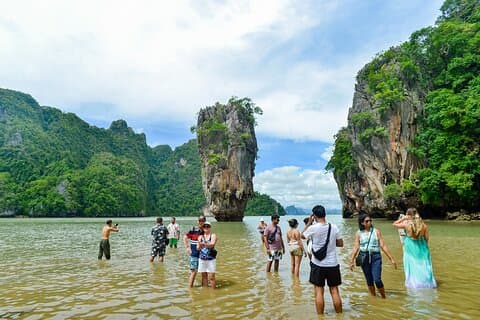 Excursion sur l'île James Bond et la baie de Phang Nga au départ de Phuket