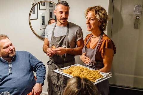 Verse pasta en saus maken klasse in New York