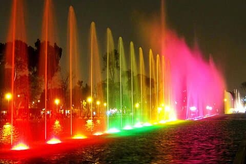 Magische Nacht Water Circuit in Lima