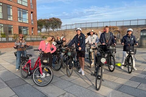 3 uur Kopenhagen Gecombineerd eten en begeleide e-biketour